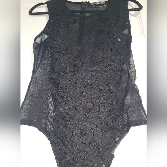 Black lace body suit - Picture 2 of 3